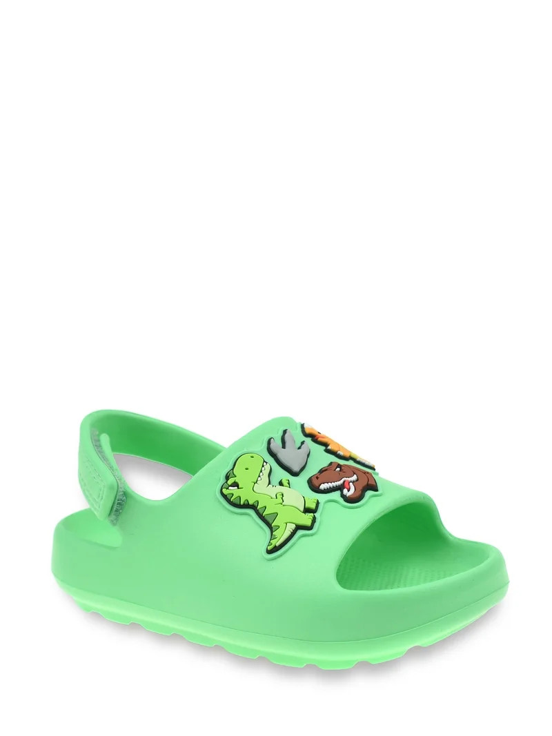 Wonder Nation Toddler Boys Dino Icon Slide Sandals | Walmart (US)