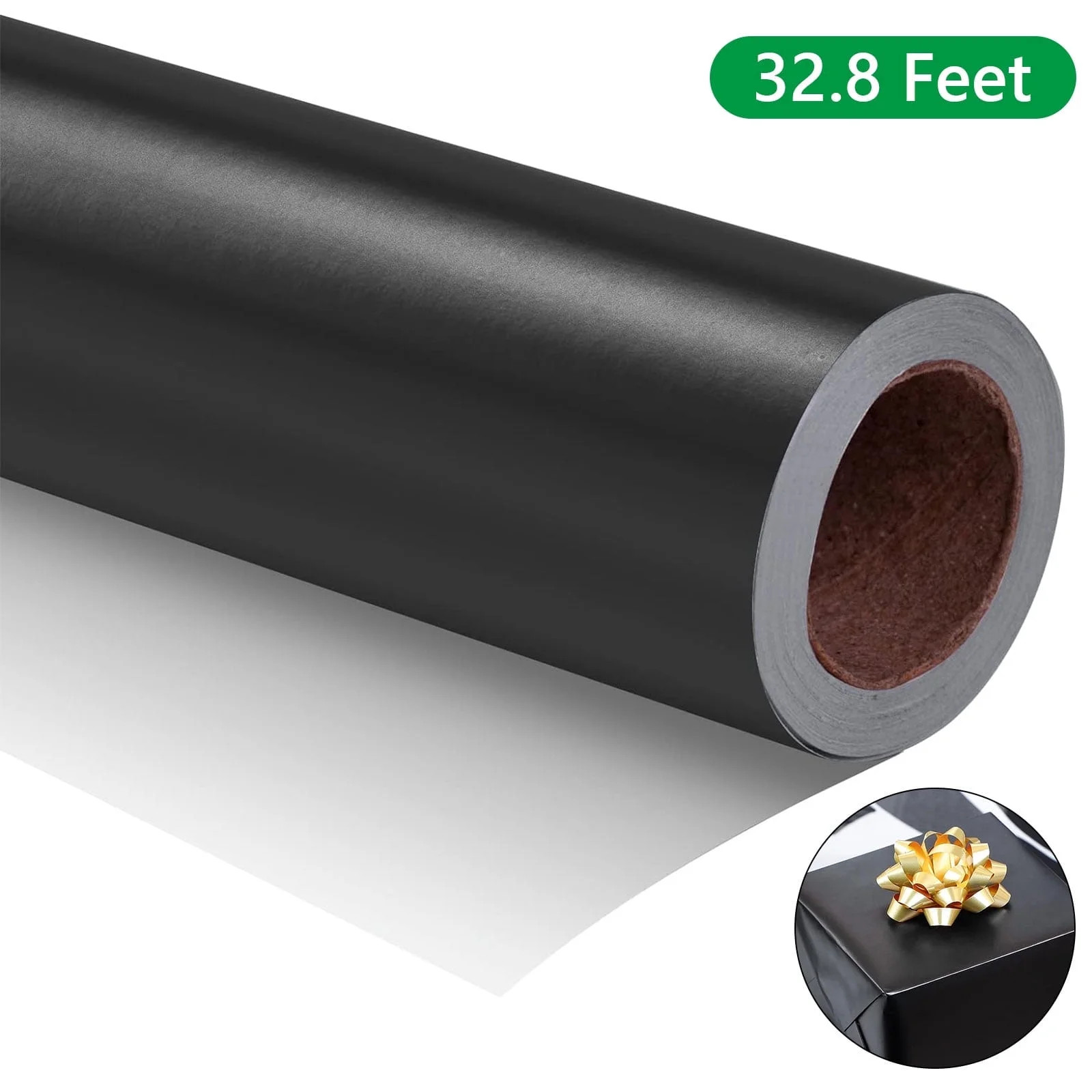 Tripumer Metallic Wrapping Paper Solid Color Packaging Paper 17 inch X 32.8 feet Matte Wrapping P... | Walmart (US)