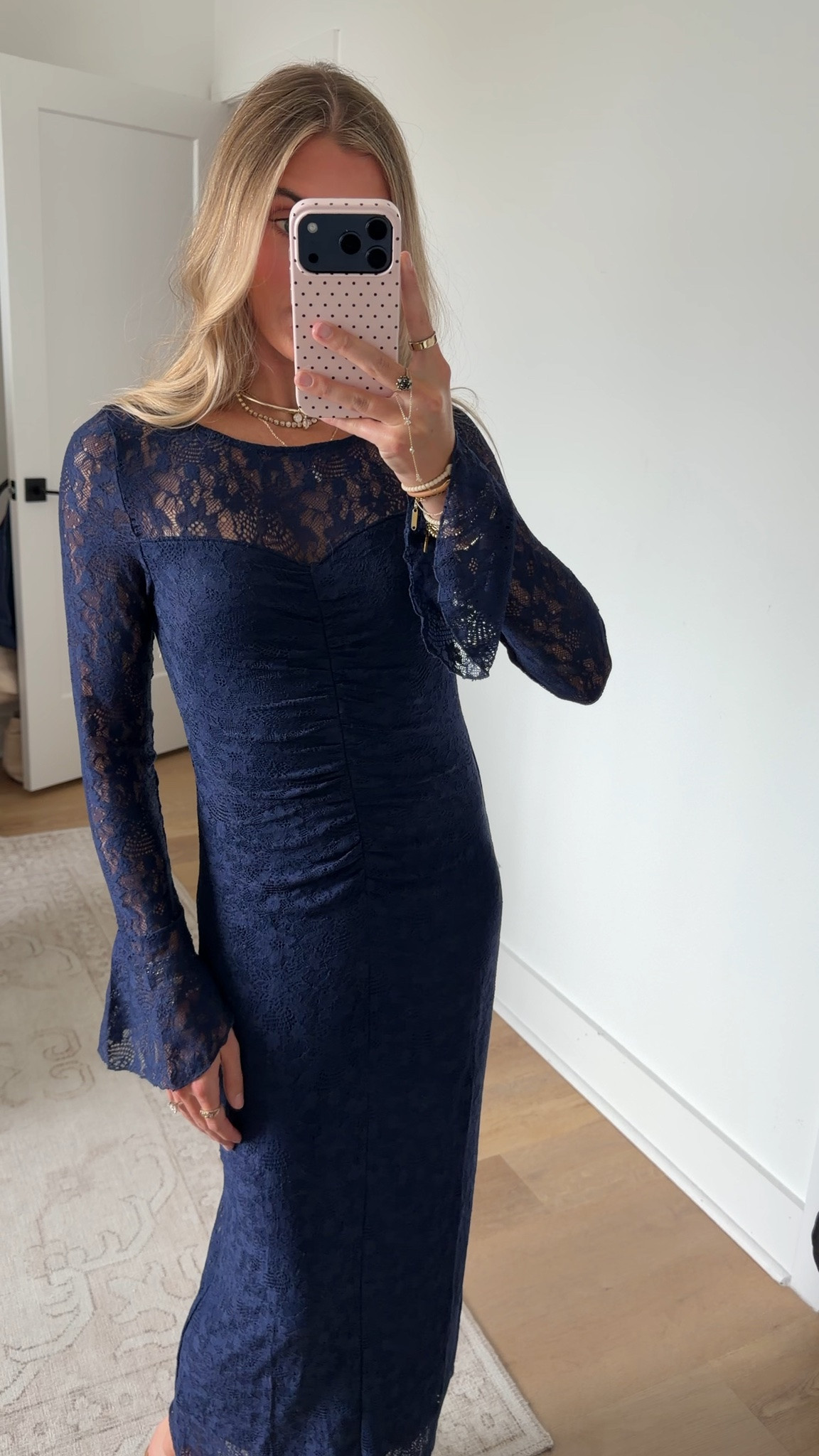 Amazon size small Simplee Womens Long Sleeve Bodycon Lace Elegant Formal Wedding Guest Dress
Fall Fashion, Semi Formal, Sexy Ruched, Boat Neck, Bell Sleeve, Mermaid Hem, Long Dresses, Bridal Shower, Cocktail Party

#LTKootd #LTKWedding #LTKSaleAlert