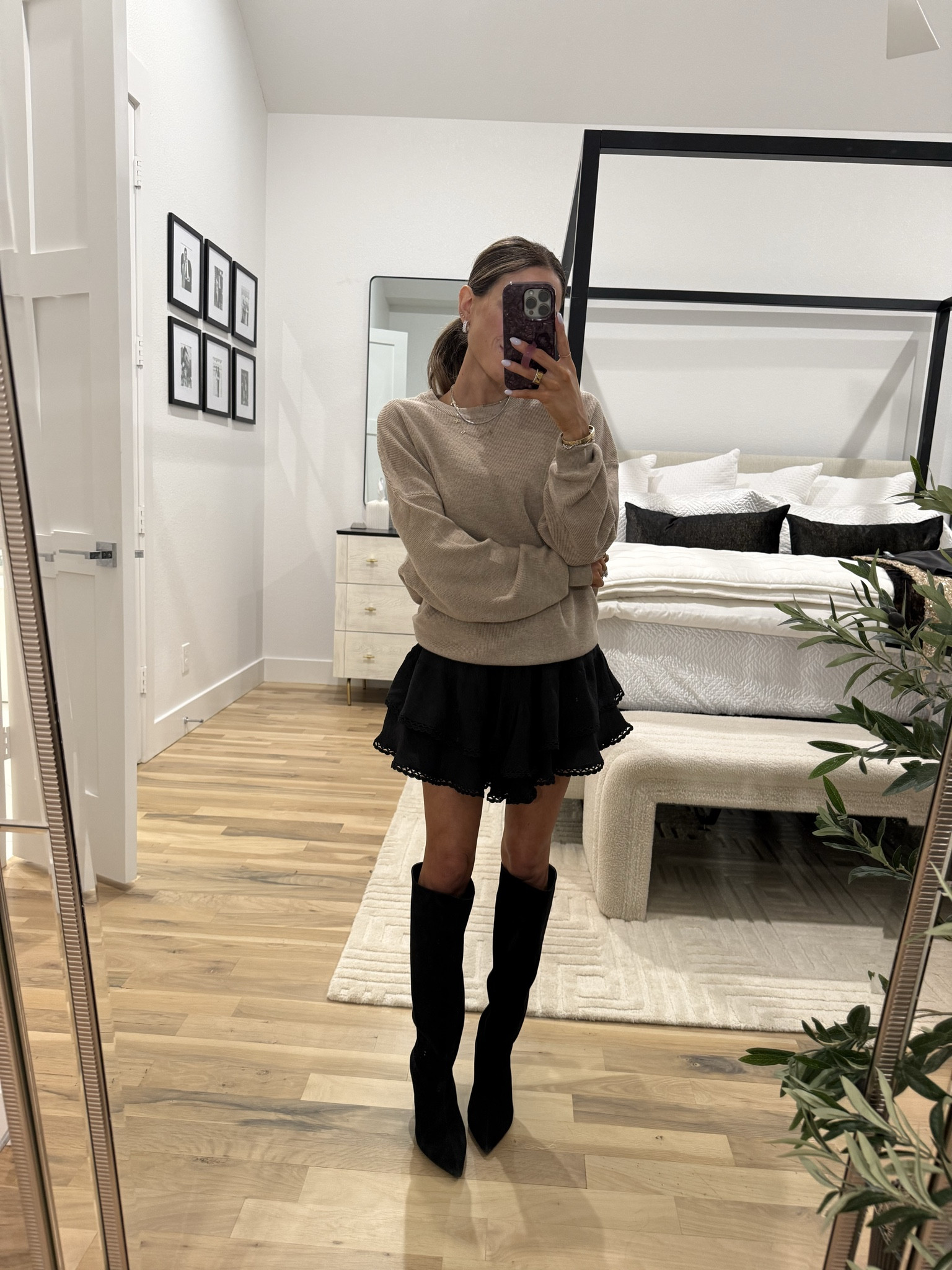 Oversized sweater with flowy skort 

#LTKPetite #LTKFindsUnder50 #LTKFindsUnder100