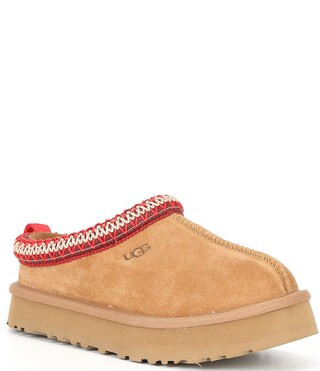 Kids' Tazz Suede Platform Slippers (Youth) | Dillard's