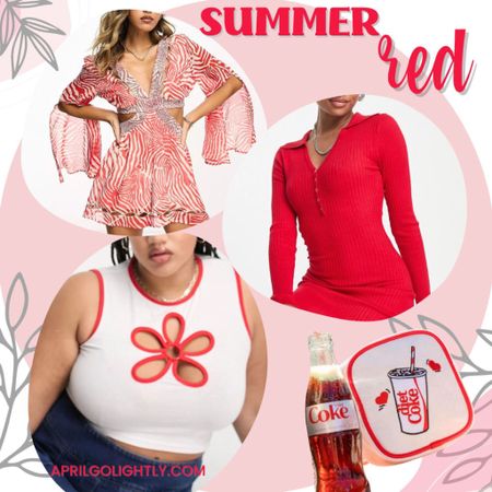 Summer red outfits to match the Diet Coke collab with Stoney Clover Lane 

#LTKitbag #LTKsalealert