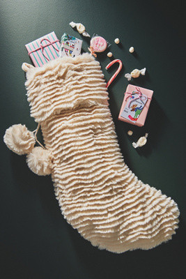 Wavy Faux Fur Stocking | Anthropologie (US)