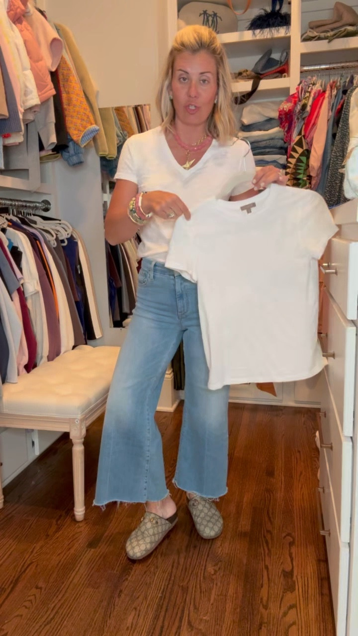 Hero item of my closet…..WHITE TEE! I have a closet full, but I would say Lilla P is my fav. They are just so well-made and not see-through. I wear xs. 

Code CMLP15 for 15% off sitewide

#LTKmomlife #LTKdayinmylife #LTKOver40