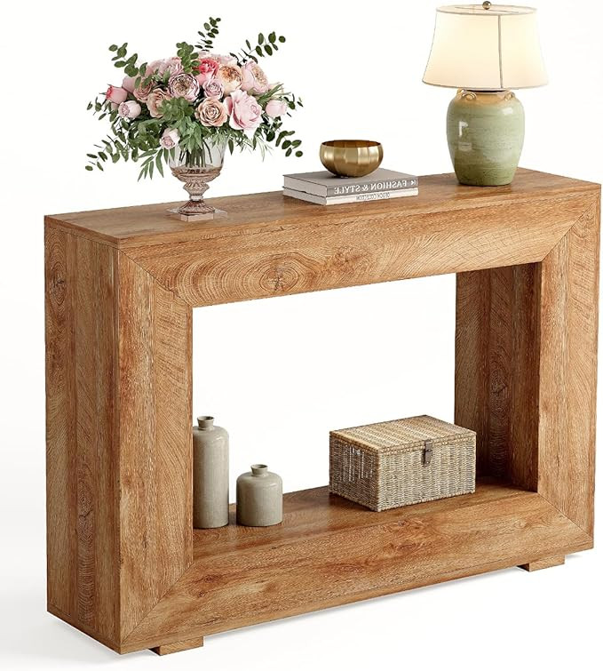 LITTLE TREE 47 Inches Console Table, Sofa Table with Storage, Modern Entryway Table for Hallway, ... | Amazon (US)