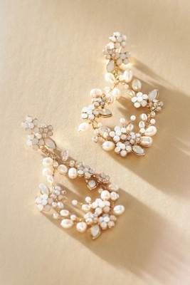Twigs & Honey Baby's Breath Pearl Drop Earrings | Anthropologie (US)