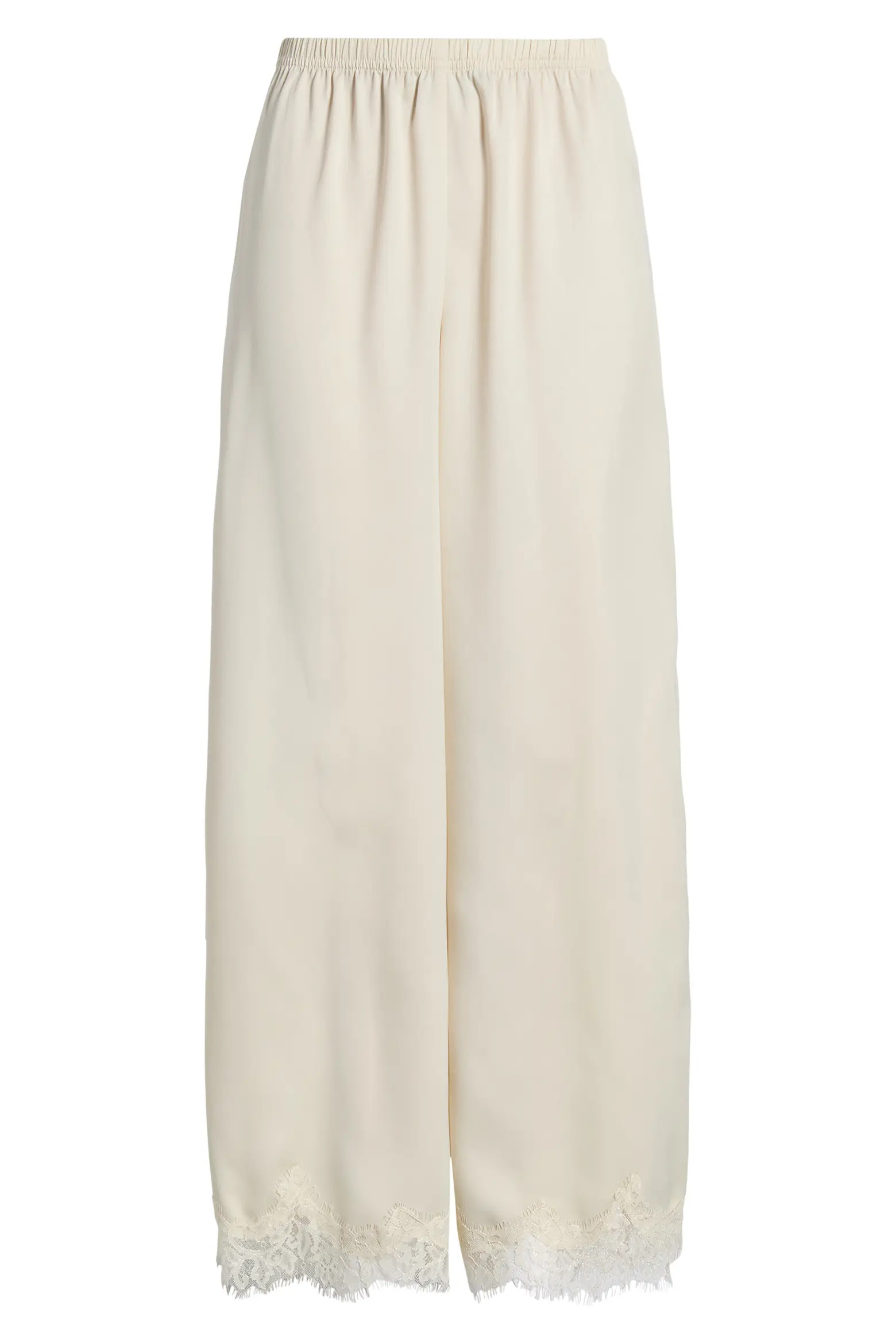 Lace Trim Satin Pants (Women) | Nordstrom | Nordstrom