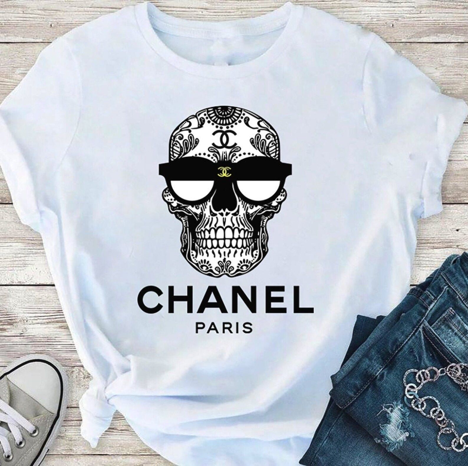 Vintage Chanel shirt Classic Chanel shirt Chanel Paris | Etsy | Etsy (US)