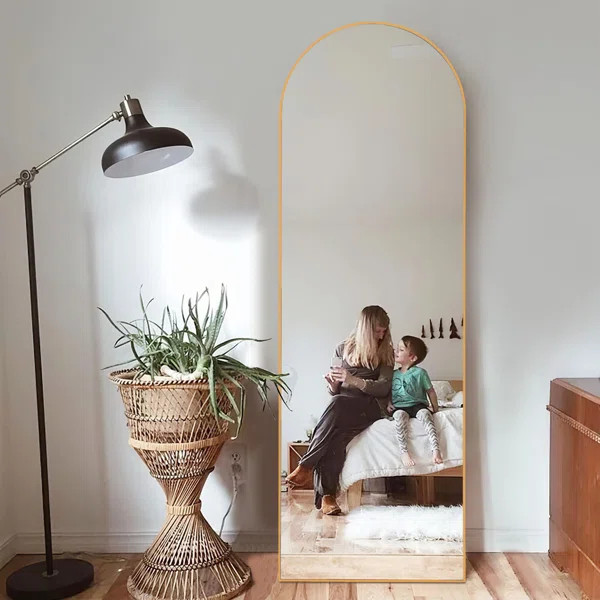 Brynleifur Arch Wood Mirror | Wayfair North America