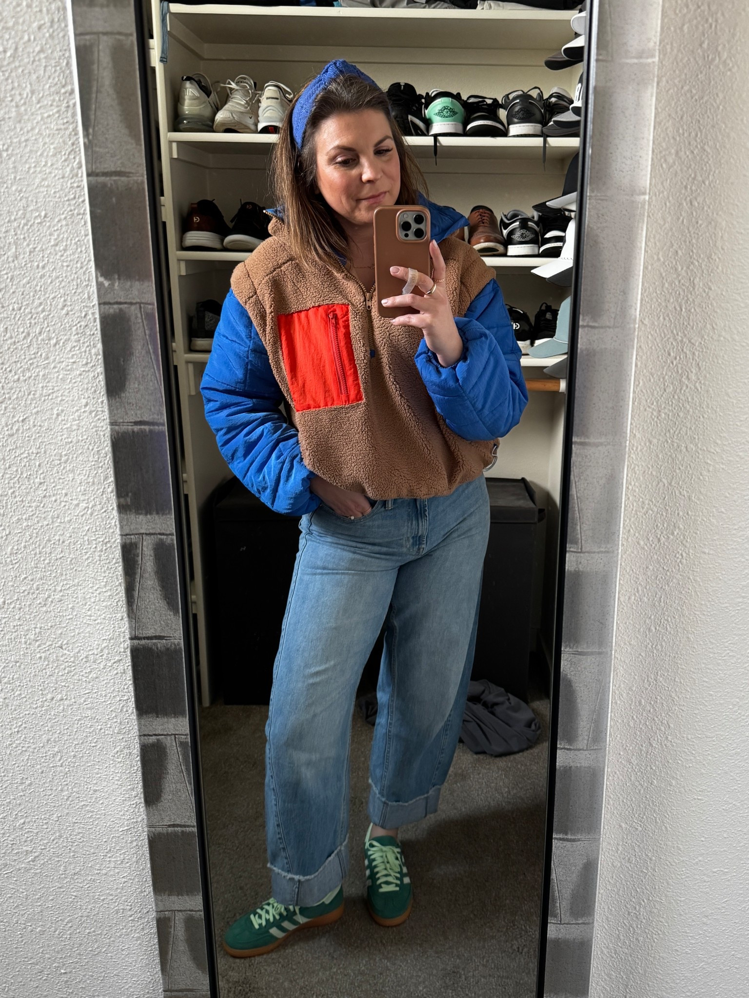Pullover is old Emerson Charles, headband is old Ann Taylor. Size down 1 in shoes 