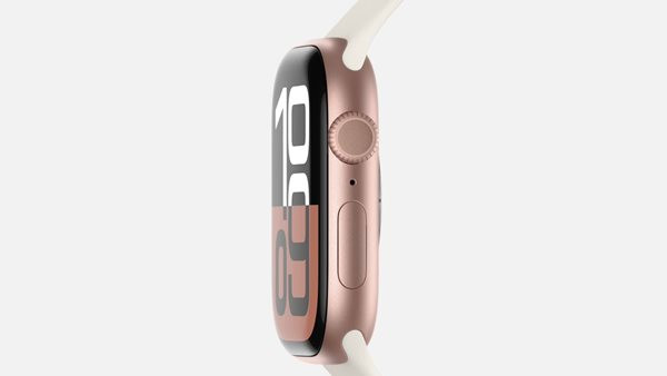 Apple Watch Series 10 GPS 46mm Rose Gold Aluminum Case with Light Blush Sport Band - S/M - Walmar... | Walmart (US)