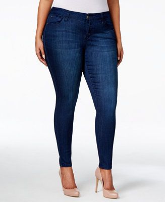 Celebrity Pink Plus Size  Infinite Stretch Dawson Super-Skinny Jeans & Reviews - Jeans - Plus Siz... | Macys (US)