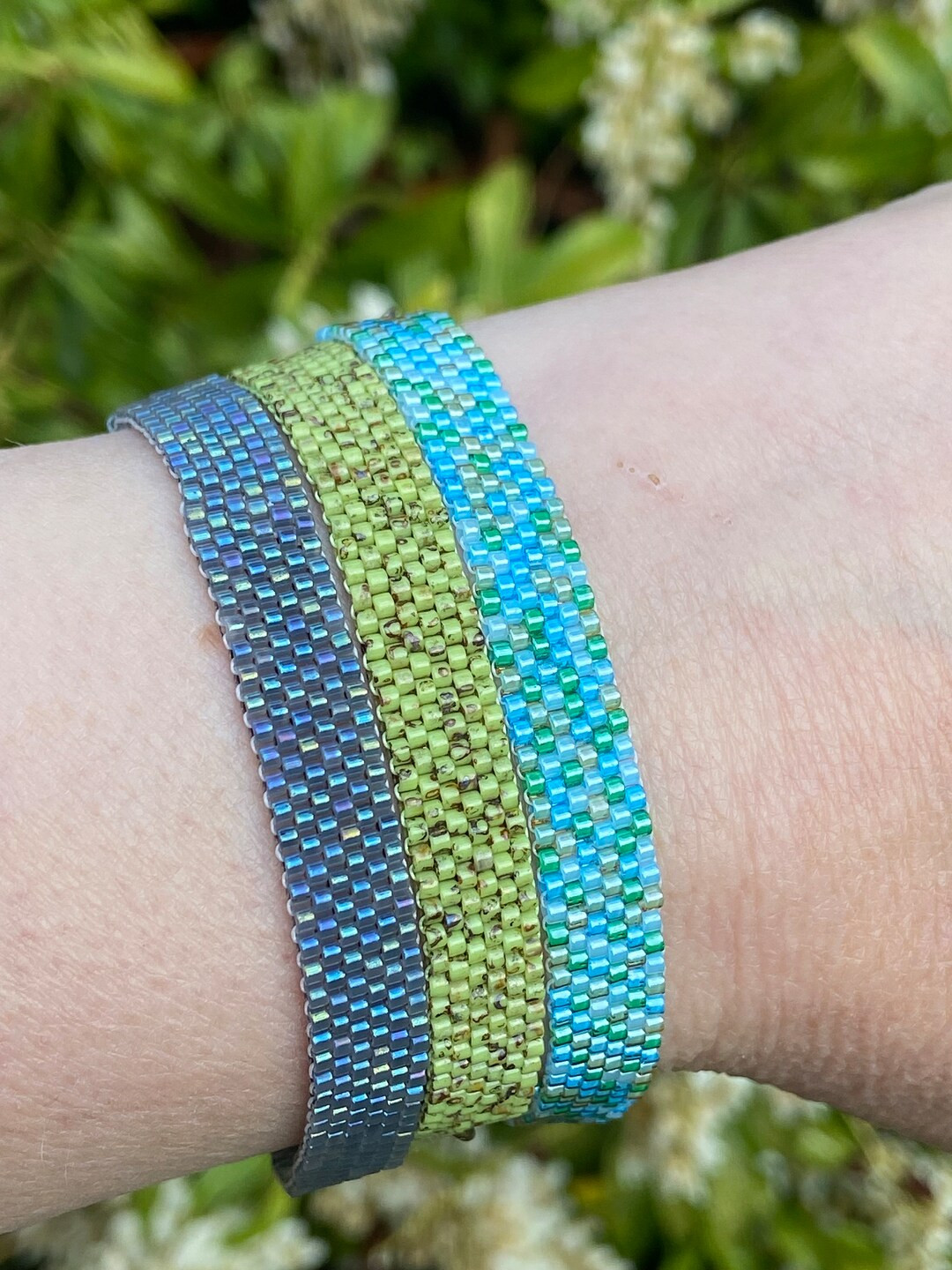 Slim Peyote Bracelets - Etsy | Etsy (US)