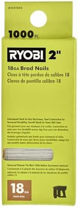 RYOBI 1,000 PC. 2" 18GA Brad Nails | Amazon (US)