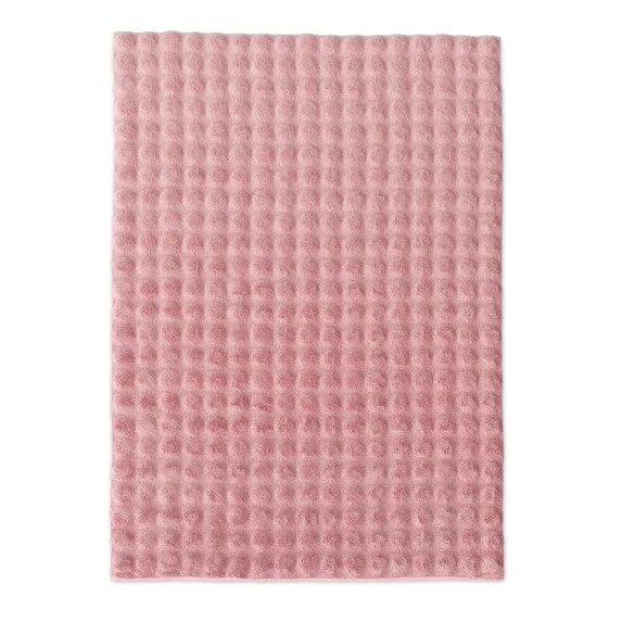 Mainstays Kids Light Pink Bubble Fur Rug, 5' x 7' | Walmart (US)