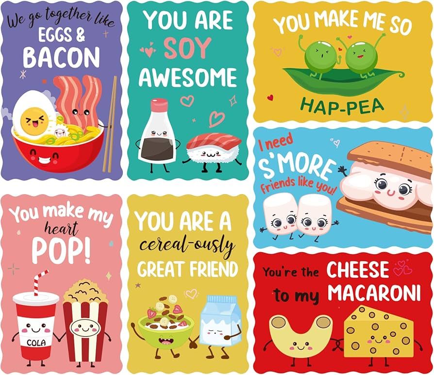 Joyseller Pack of 35 Valentines Day Cards for Kids School | 7 Assorted Designs of Valentines Card... | Amazon (US)