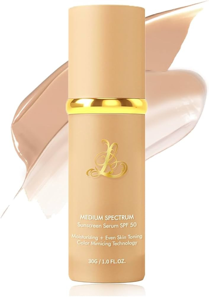 Foundation 4 in 1 - Color Changing Foundation, Medium Spectrum with SPF 50, Hypoallergenic Hydrat... | Amazon (US)