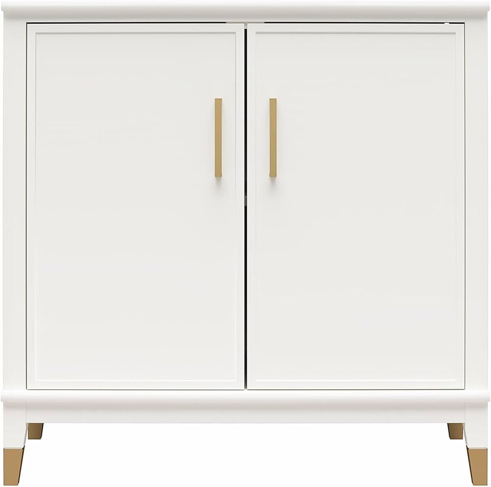 CosmoLiving by Cosmopolitan Westerleigh 2-Door Accent Cabinet, White | Amazon (US)