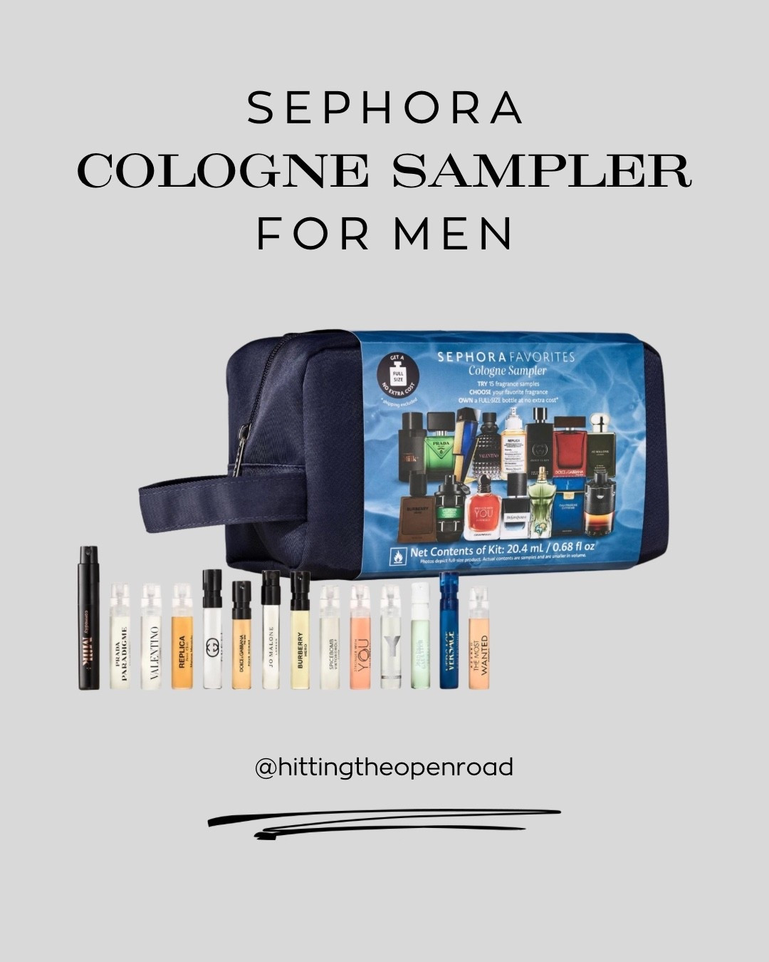 This is such a good deal! My son just got it for his birthday. You get to try all of these samples and get a coupon for one full size cologne. The full size cologne is worth more than you pay for the sampler pack! @Sephora

#LTKMens #LTKselfcare