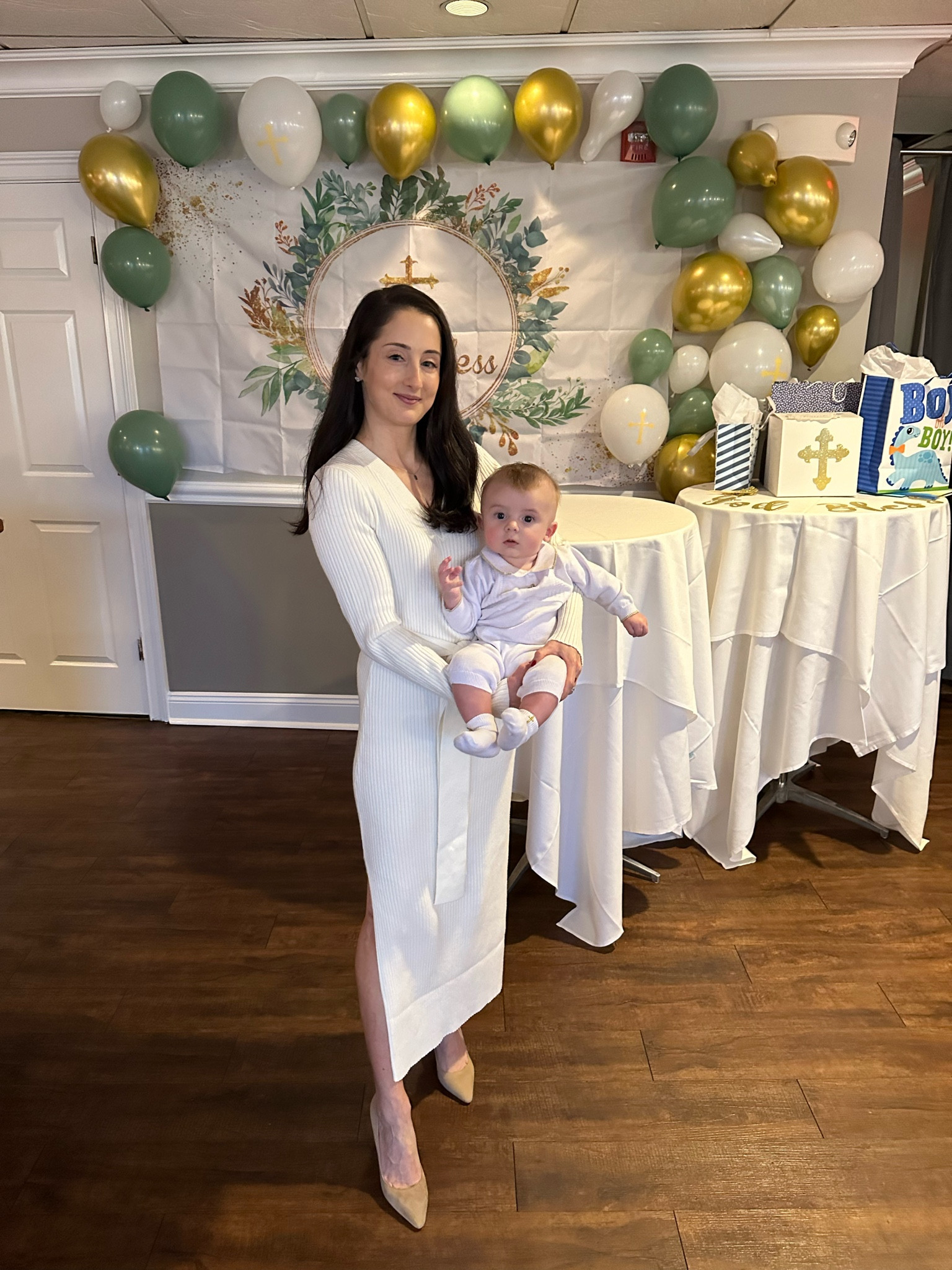 Mine and Cians outfit for his baptism today. 
Both are amazon finds #LTKbaby #LTKfamily 

#LTKsalealert #LTKfindsunder50 #LTKHoliday