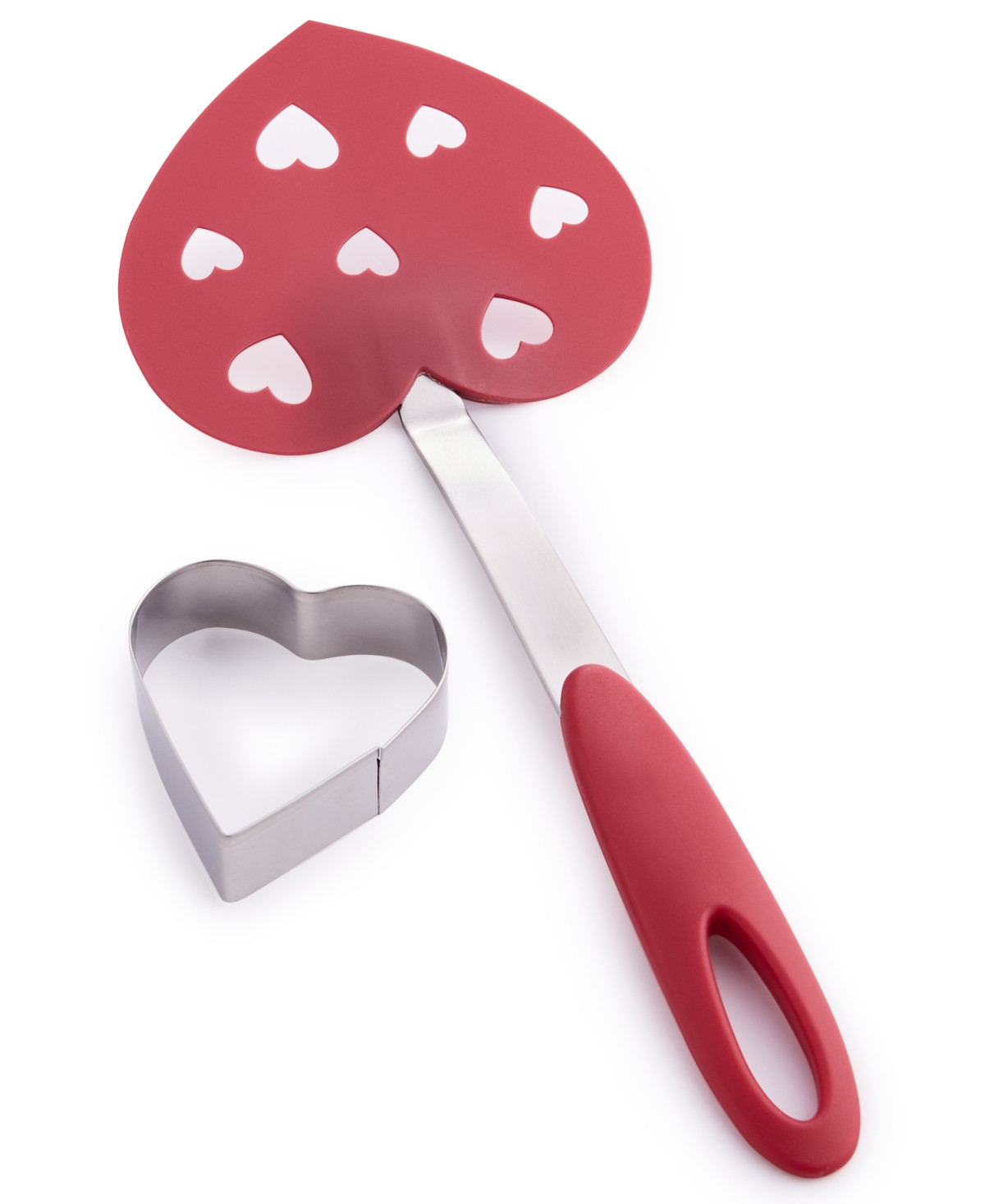 Martha Stewart Collection Valentine's Day Cookie Cutter & Turner 2-Pc. Set, Created for Macy's | Macys (US)