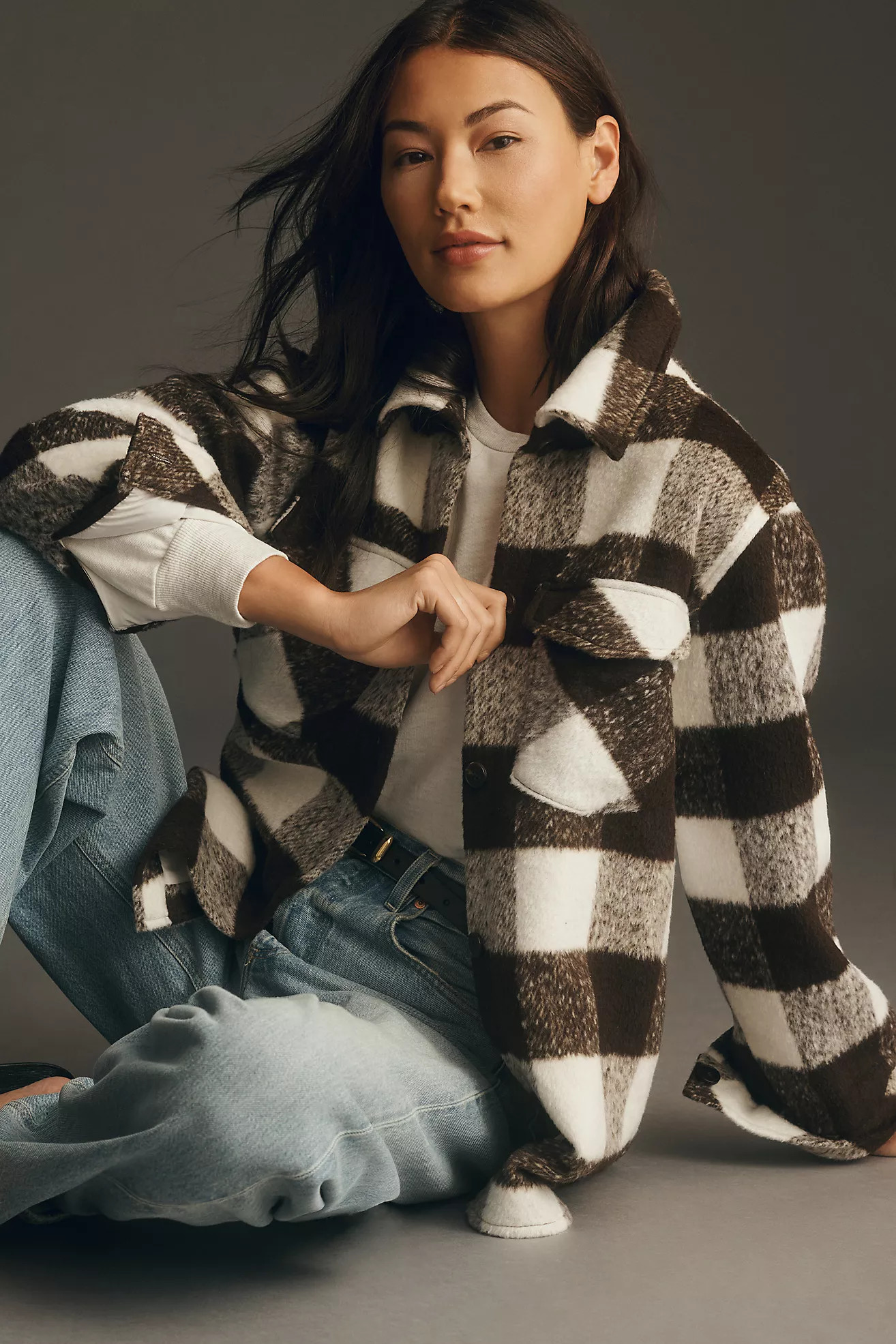 Bella Dahl Plaid Shacket | Anthropologie (US)