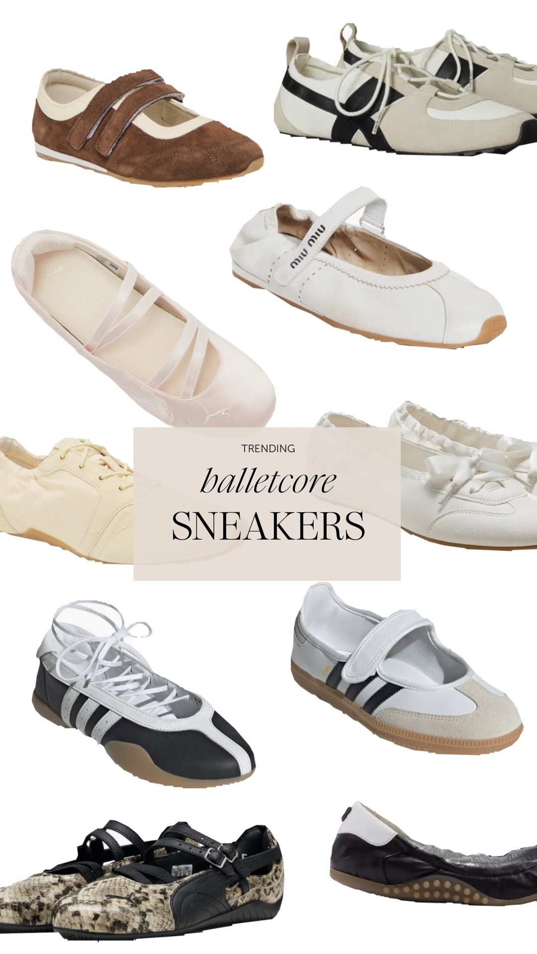 Balletcore sneakers