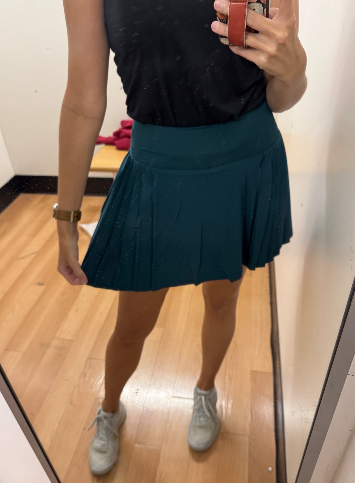 Super cute tennis and golf skirt. Flattering and comfy!