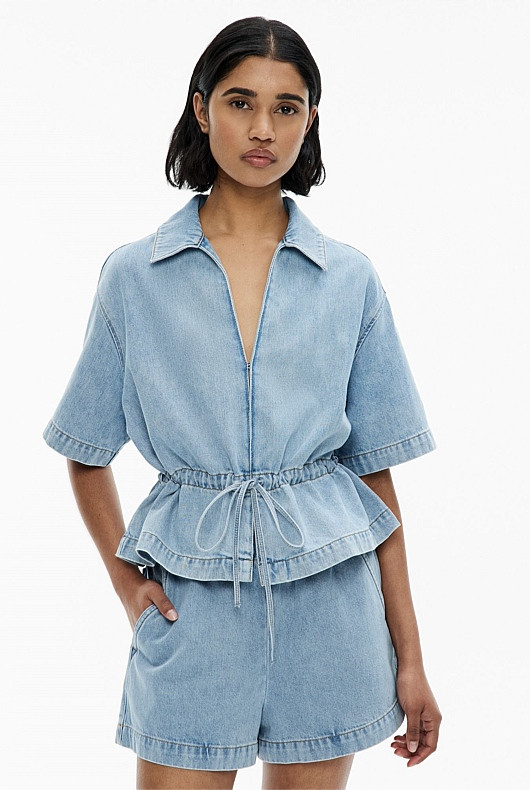 Bow Denim Shirt | Witchery (AU)