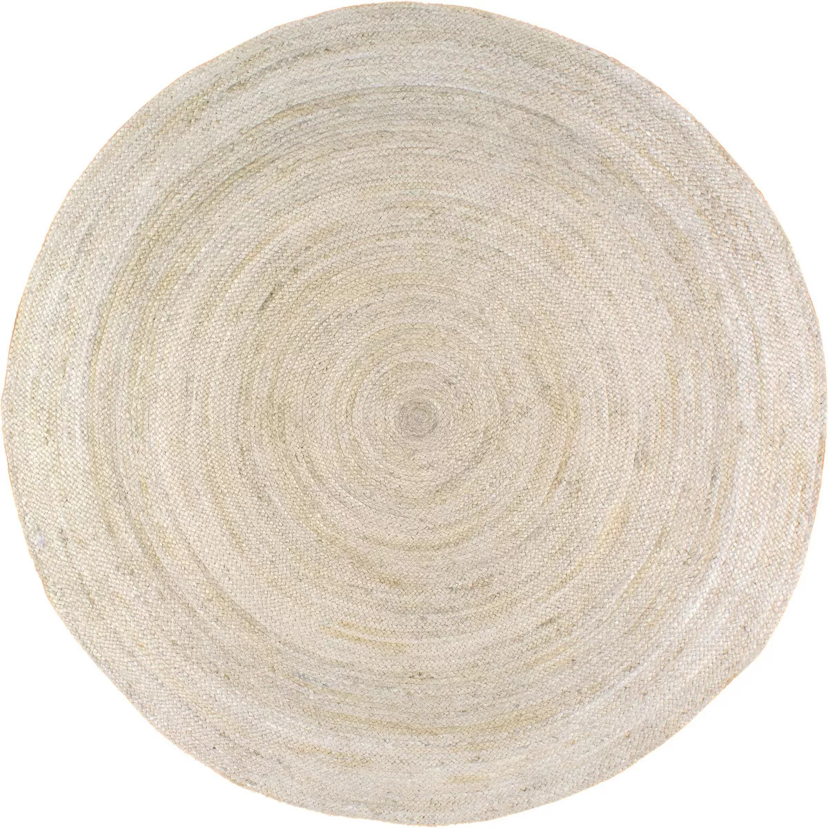 Nuloom Rigo Hand Woven Farmhouse Jute Area Rug, Round 3', Off White | Target