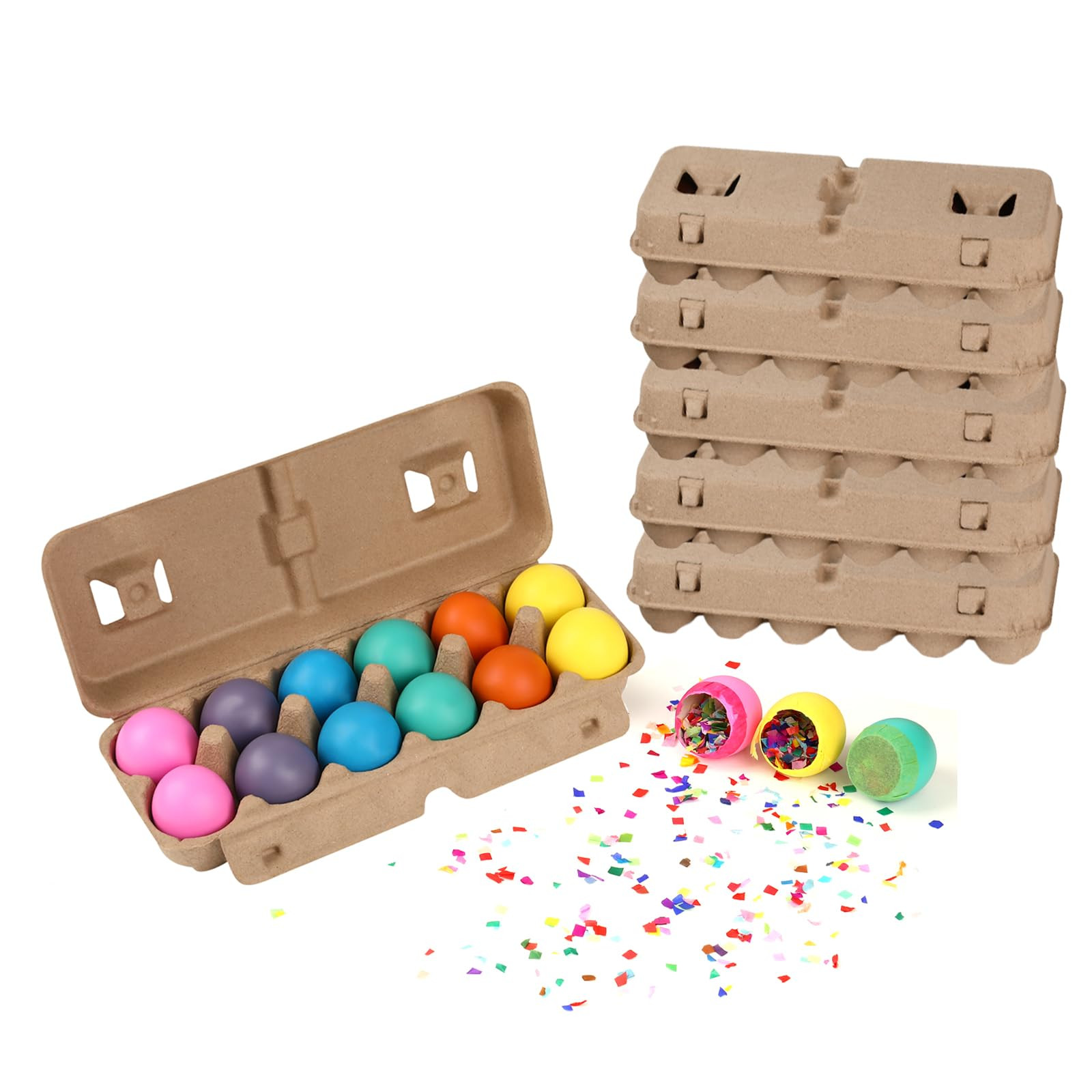 Confetti Eggs - (Pack of 6-72 Eggs) Cascarones Easter Egg Filled with Confetti, Perfect for Home ... | Amazon (US)