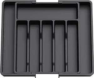 Lifewit Silverware Drawer Organizer, Expandable Utensil Tray for Kitchen, BPA Free Flatware and C... | Amazon (US)