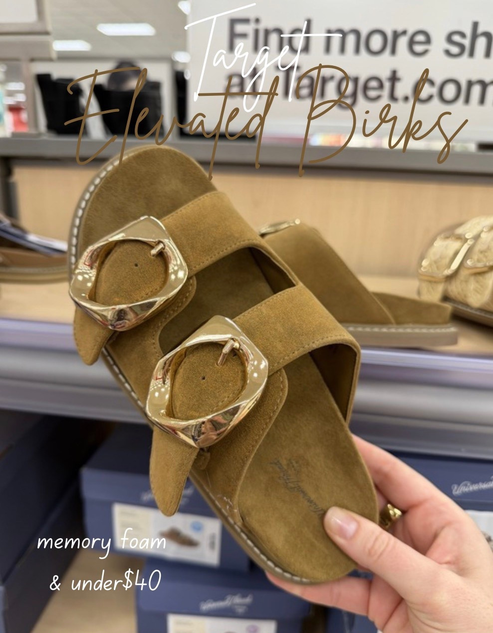 Target has an elevated burk! So comfy and memory foam 

#LTKSeasonal