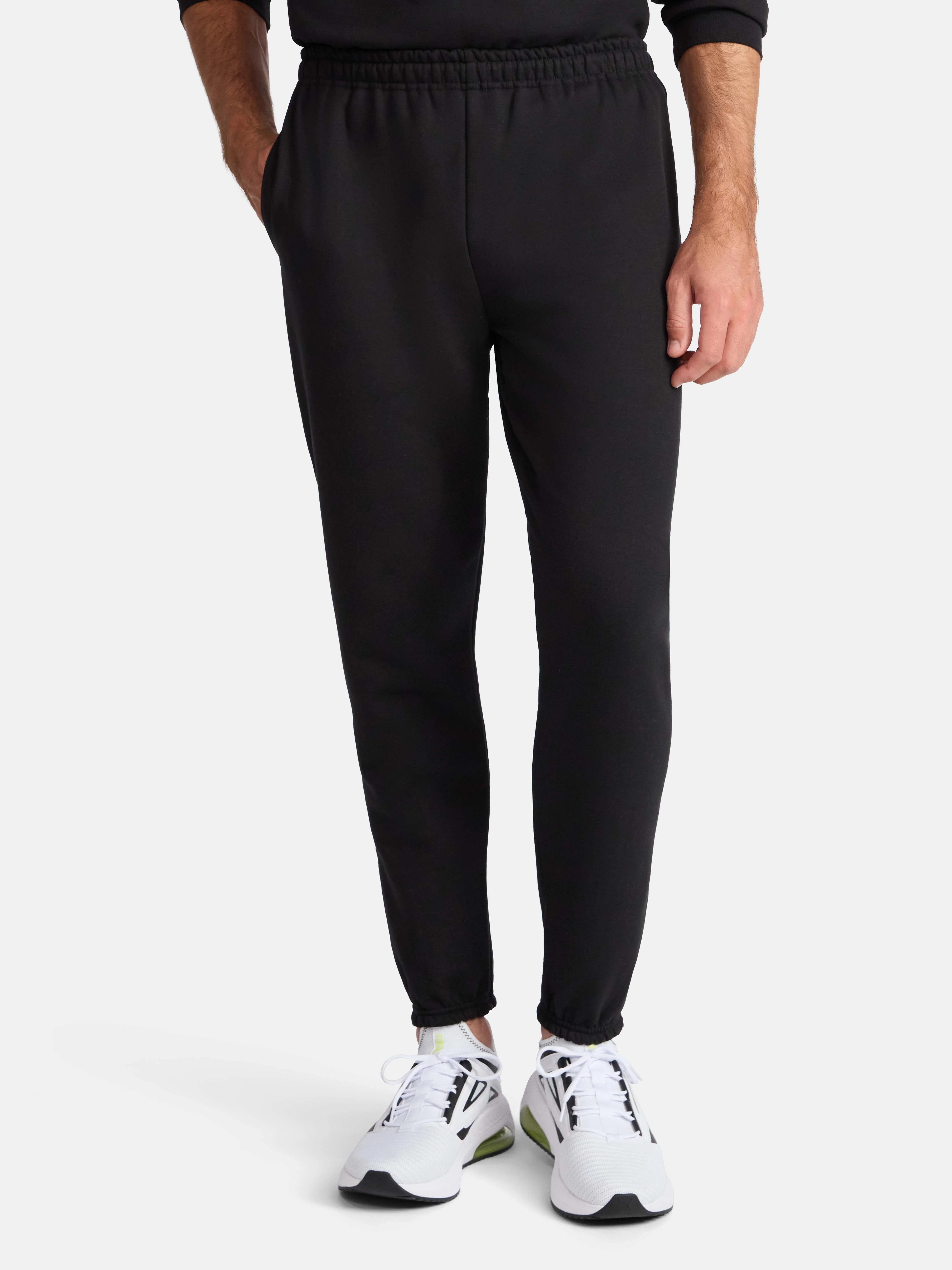Athletic Works Men's and Big Men's Fleece Jogger Sweatpants, Sizes XS-5XL | Walmart (US)