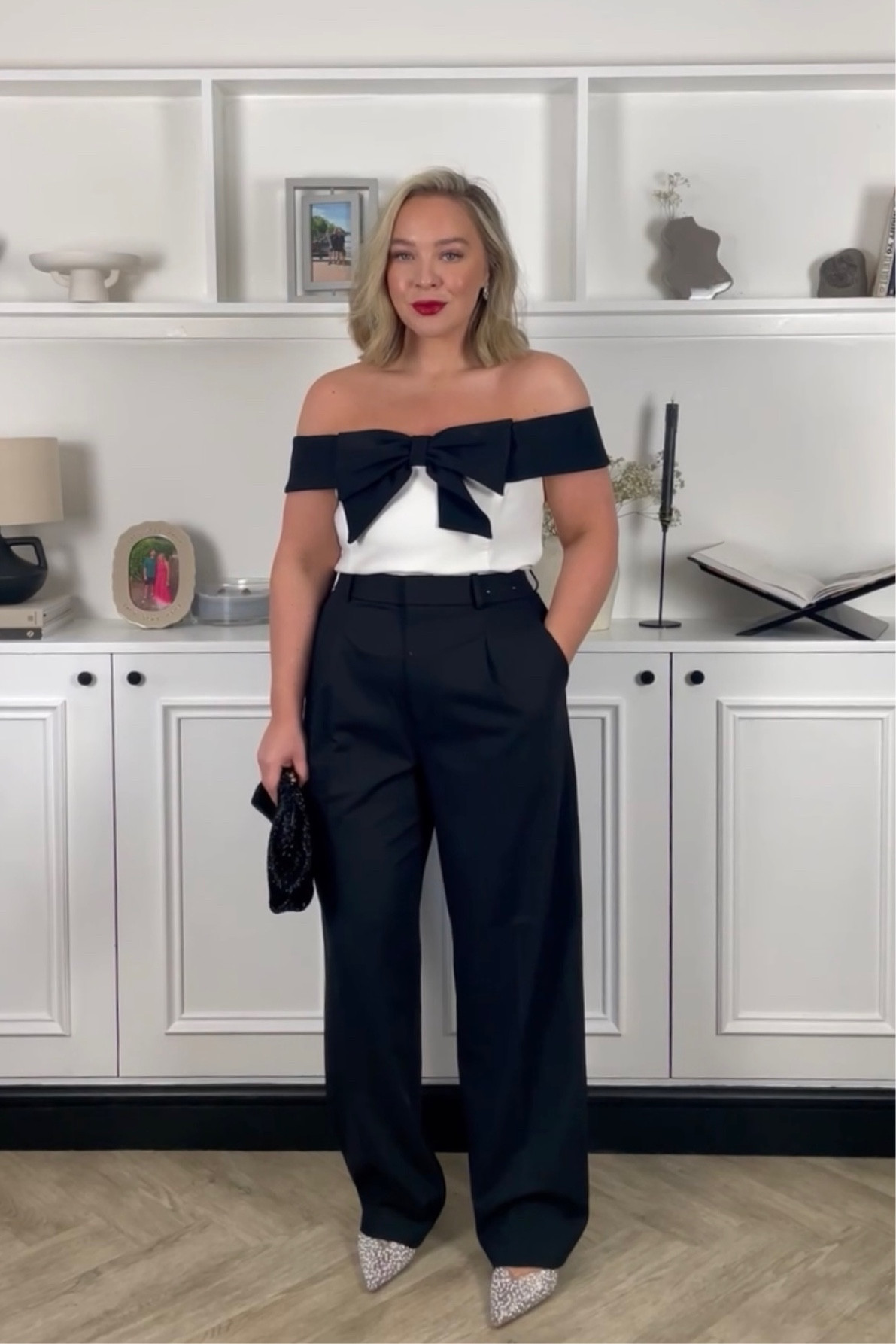 Festive party outfit idea - can’t go wrong with pants and a nice top🎄✨

Heels are Zara (2815/110) and the bag is old accessorize 

#LTKGIFT#LTKSeasonal 

#LTKmidsize #LTKstyletip