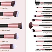 BESTOPE Makeup Brushes 16 PCs Makeup Brush Set Premium Synthetic Foundation Brush Blending Face P... | Amazon (US)