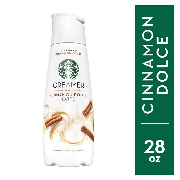 Starbucks Liquid Coffee Creamer Cinnamon Dolce Creamer Inspired by Cinnamon Dolce Latte, 28 fl oz | Walmart (US)