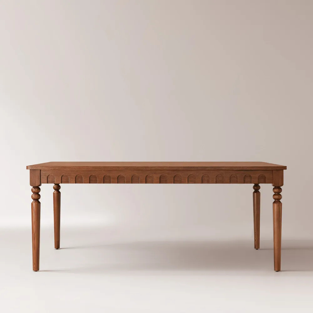 Conny 70" Ash Wood Dining Table | Hernest