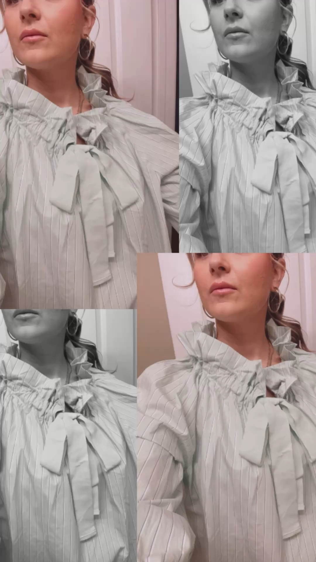 Soft structure, subtle statement 🤍🌿

This mint moment is giving polished but still effortless. The ruffle detail + bow tie neckline = instant put-together energy (even if it’s just a regular Tuesday).

Would you wear this for brunch or the office? ✨

#LTKootd #LTKSpringSale #LTKBeauty