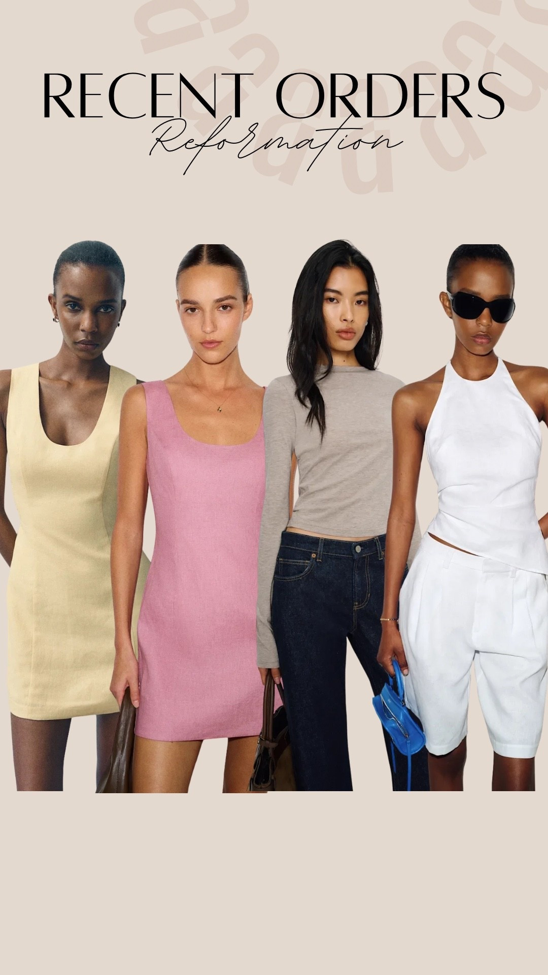My recent order from @Reformation & everything else I’m eyeing at the moment!

#LTKootd #LTKOver40