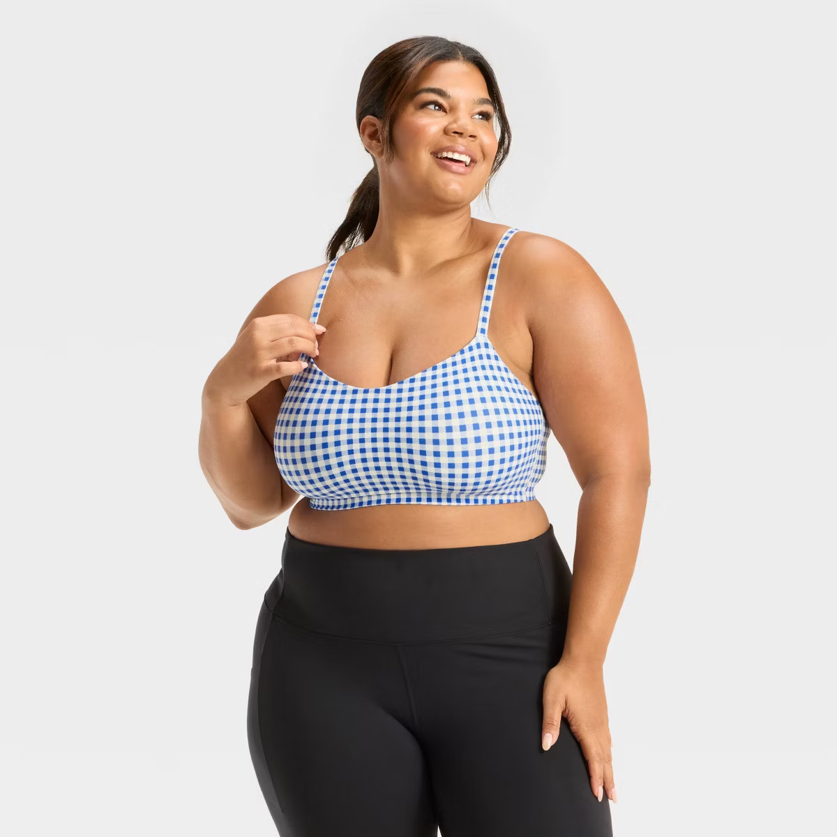 Women's Everyday Soft Light Support Strappy Sports Bra - All In Motion™ | Target
