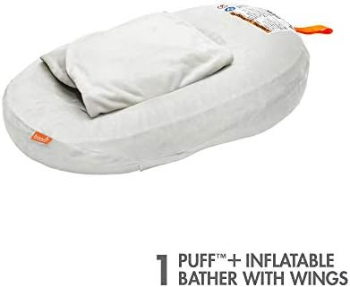 Boon Puff+ Inflatable Baby Bather with Microfleece Cover, Swaddle Wings and Storage Bag – for Newbor | Amazon (US)