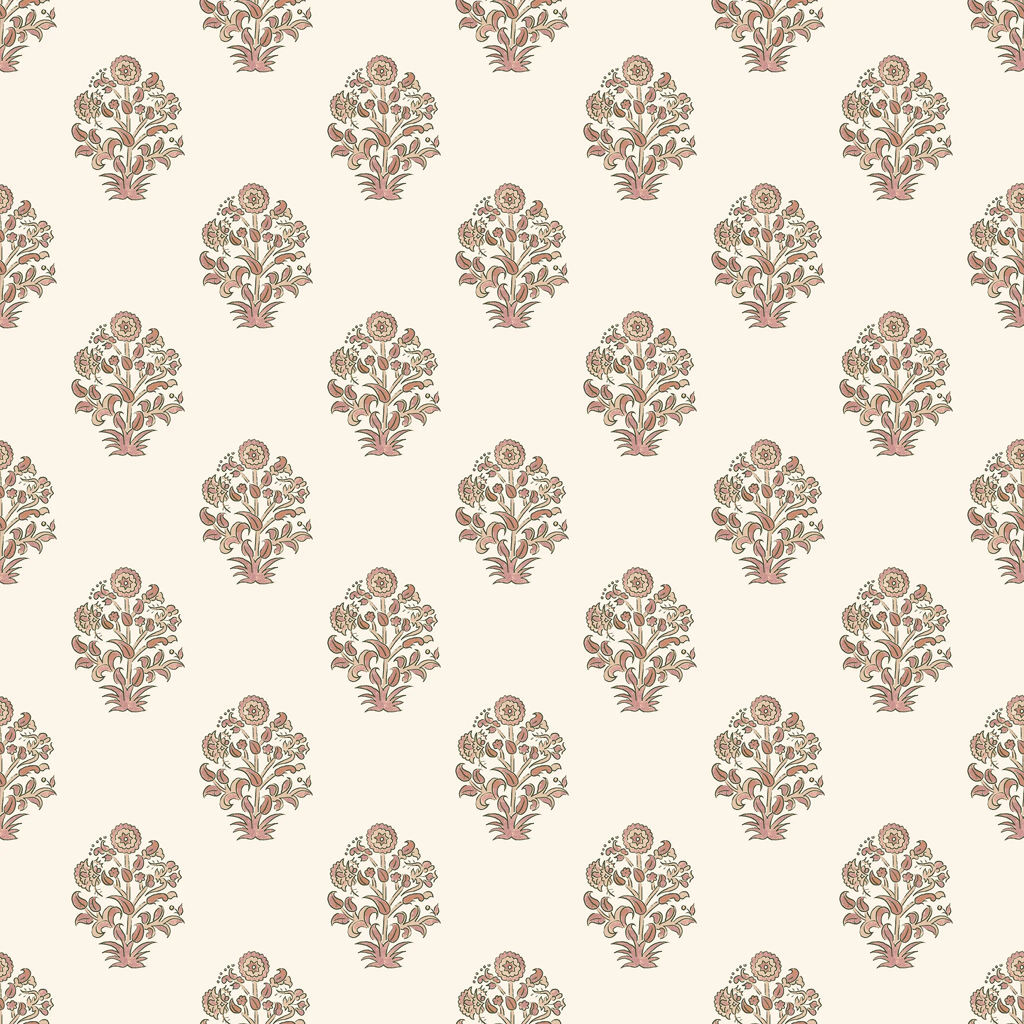 Afton Block Print in Mauve | North and Finch