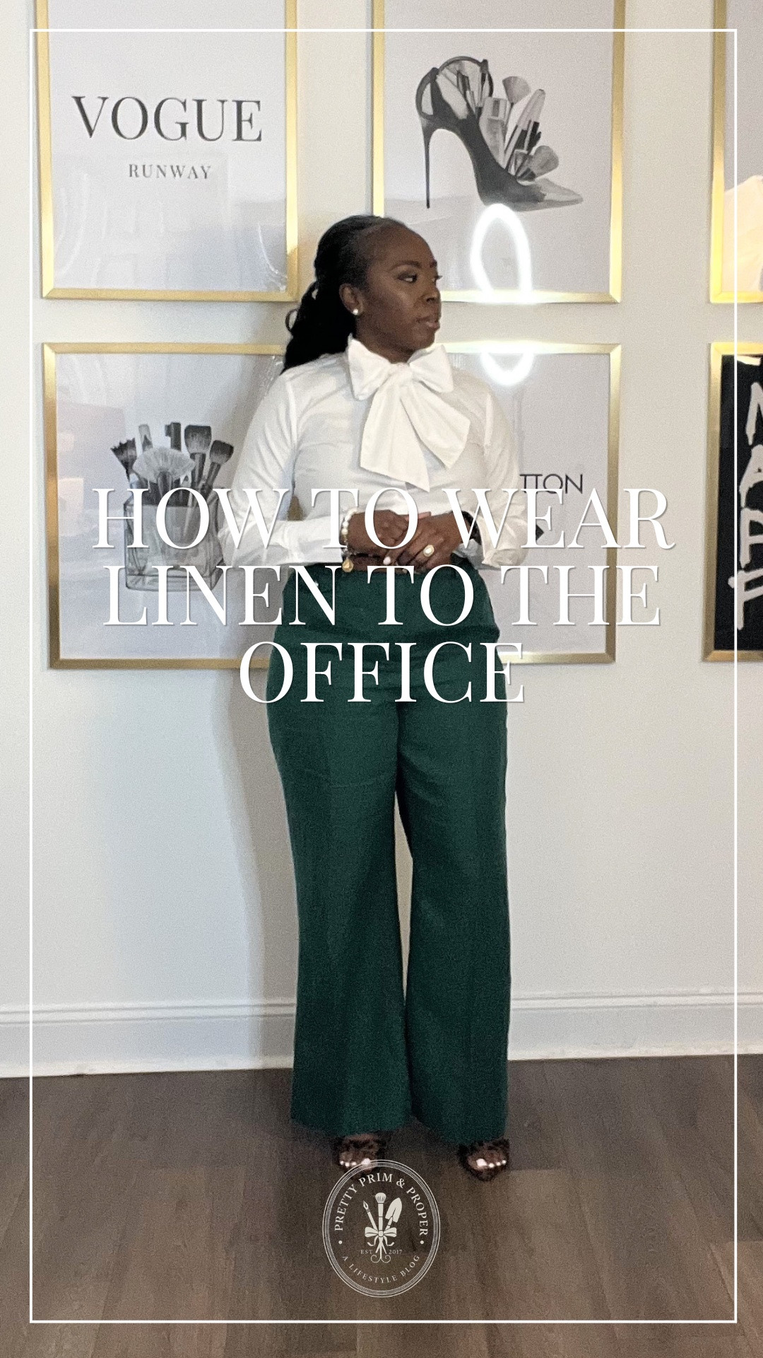 A polished linen look for today 🤍✨
Wide leg linen pants are one of my favorite ways to stay comfortable while still looking elevated. Added pearls and leopard mules to give the outfit structure and personality.

#LTKOver40 #LTKWorkwear