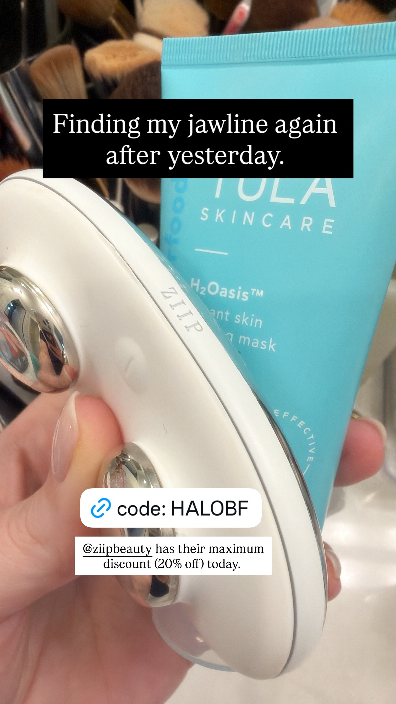 Finding my jawline again after yesterday 

 