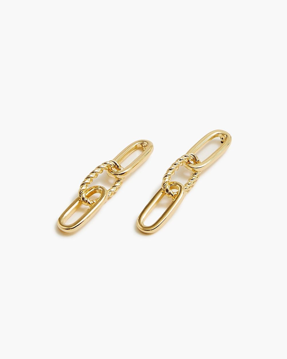 Etched link statement earrings | J.Crew Factory