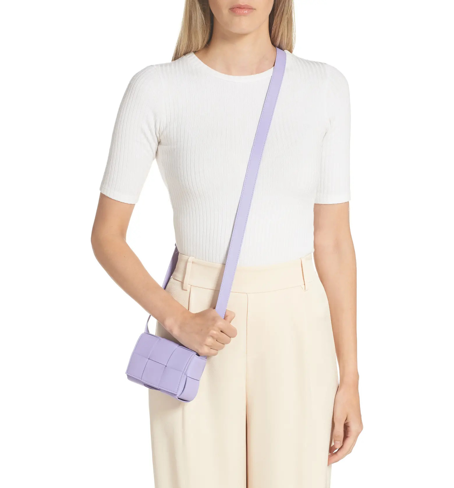 Mini Cassette Intrecciato Leather Crossbody Bag | Nordstrom