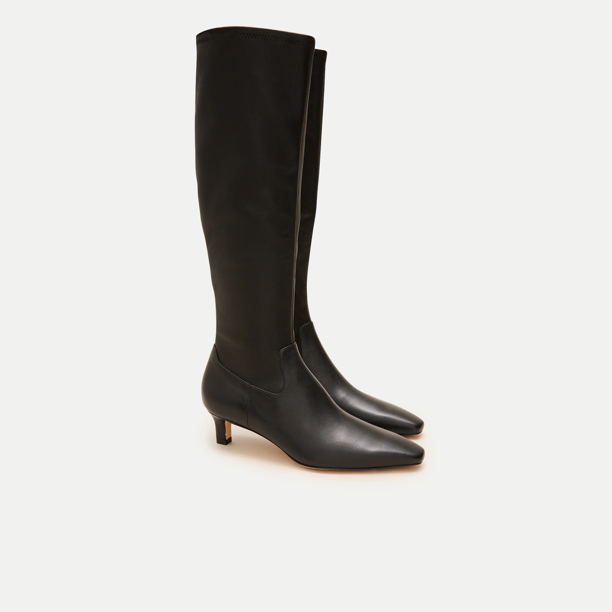Sylvie knee-high boots in stretch leather | J. Crew US