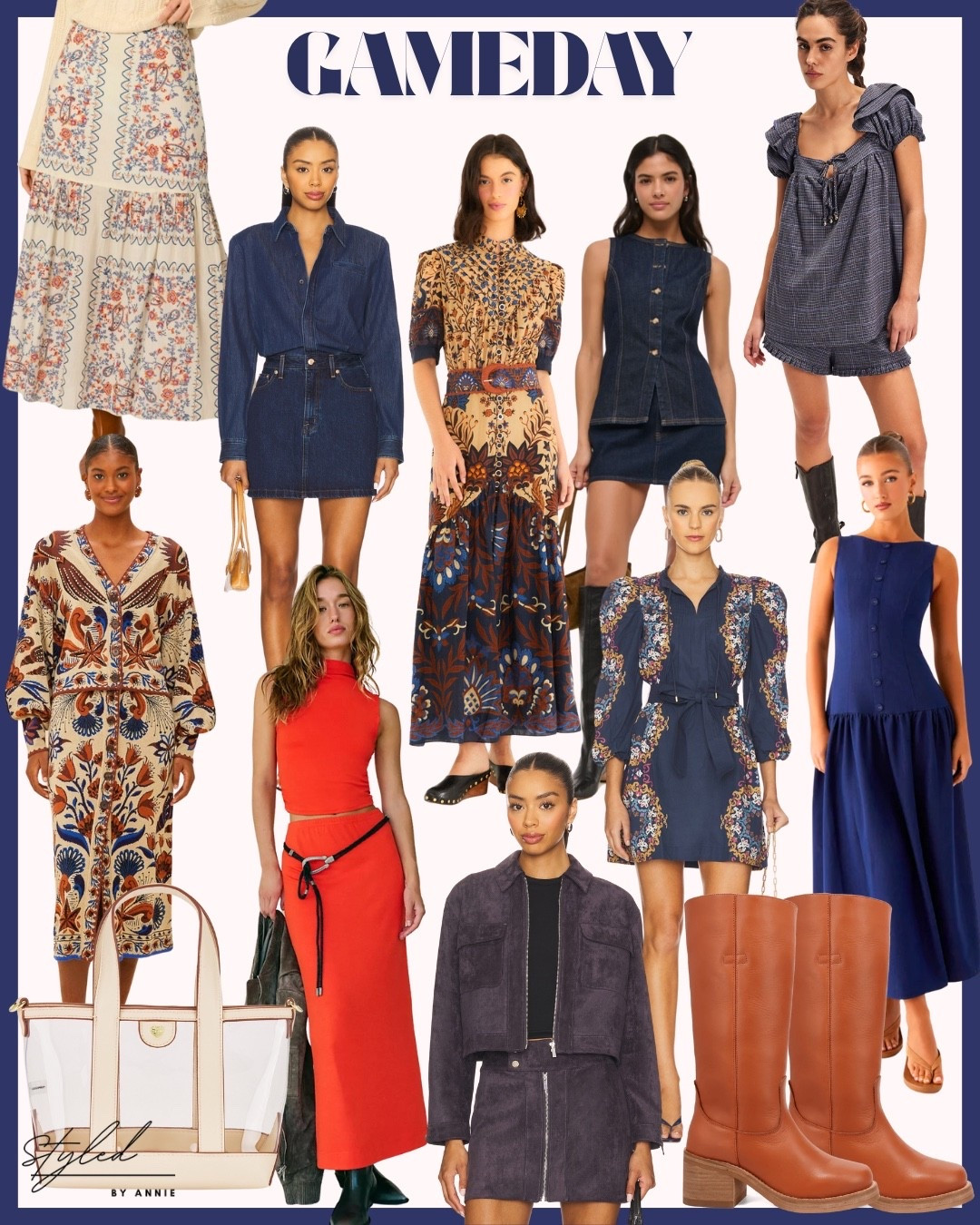 SEC Gameday💙🧡

Football season is in full swing so here are some perfect fall transition outfits to cheer on your team!!

#fall #fallgameday #gameday #football #collegefootball #sec #secfootball #farmrio #auburn #auburntigers #auburnfootball #falltransition

#LTKU #LTKSeasonal #LTKFallSale