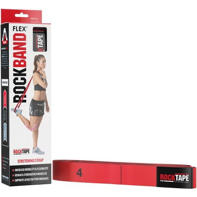 RockTape RockBand Flex Resistance Band - Heavy - Red | Target